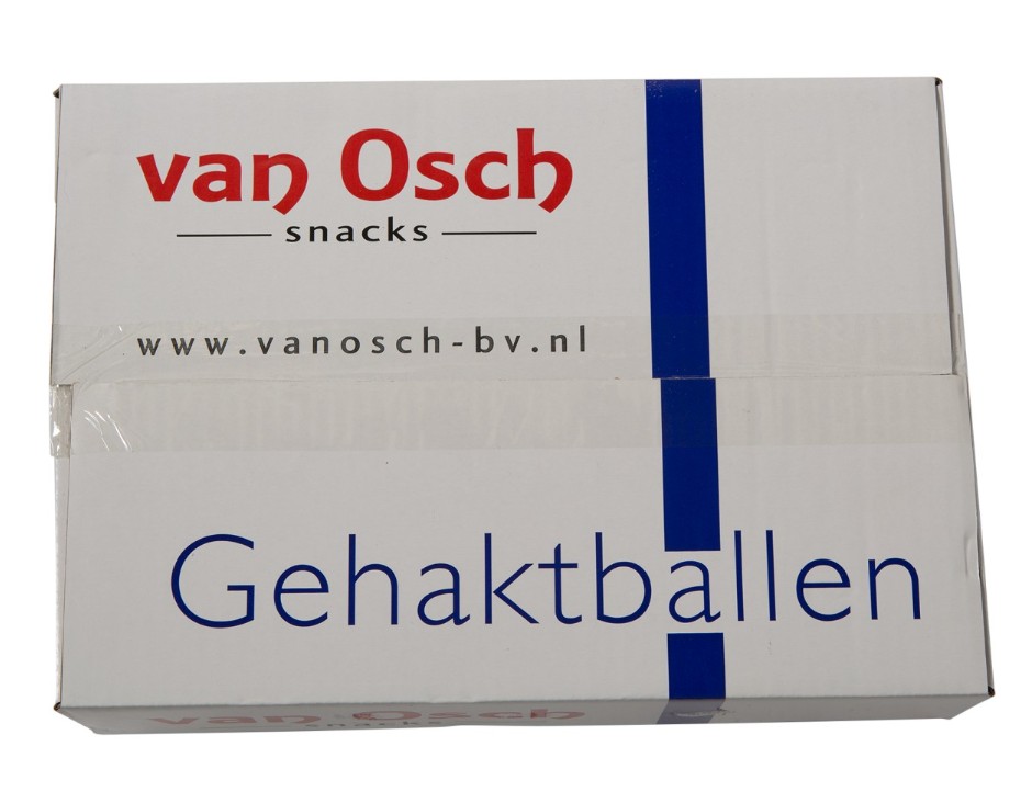 Van Osch Gehaktbal Gebraden Pikant 20x125gr